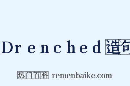 Drenched造句是什么意思的图片